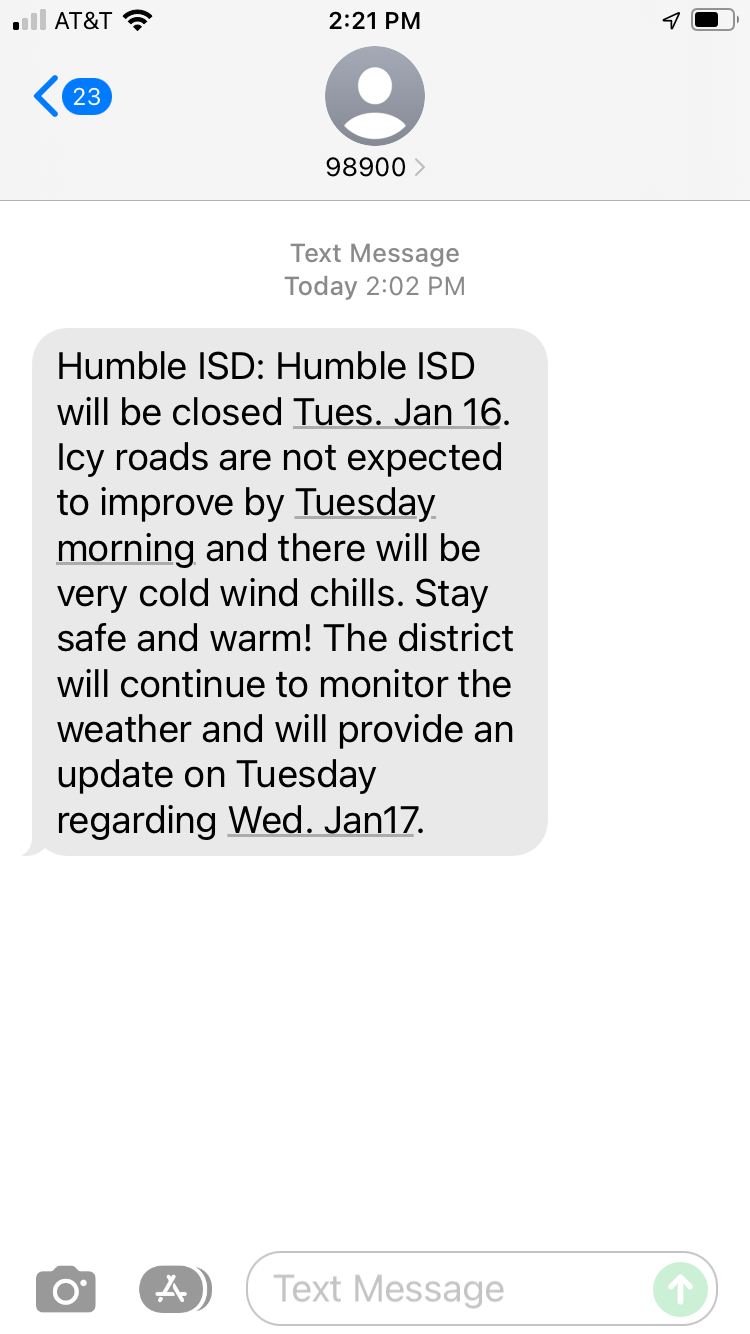 humble-isd-closed-tomorrow