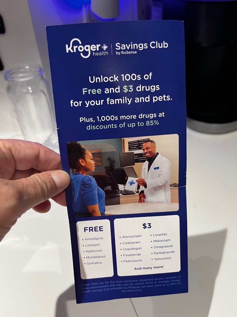 Did you all know that Kroger pharmacy has so many prescription b