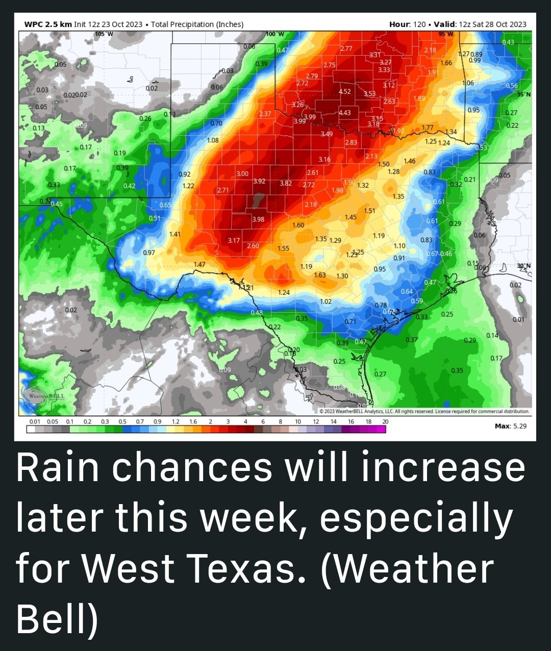 This week's forecast