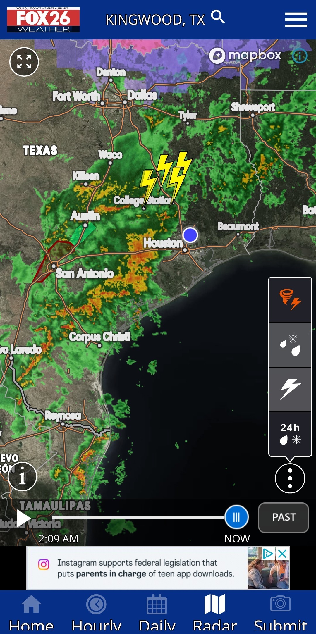 Current radar