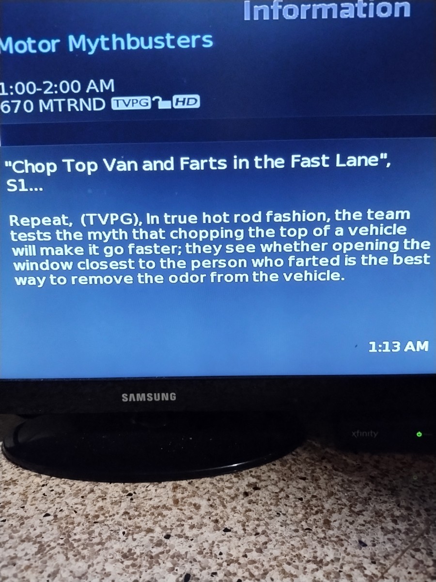 It's only another 40 minutes and I have to know!